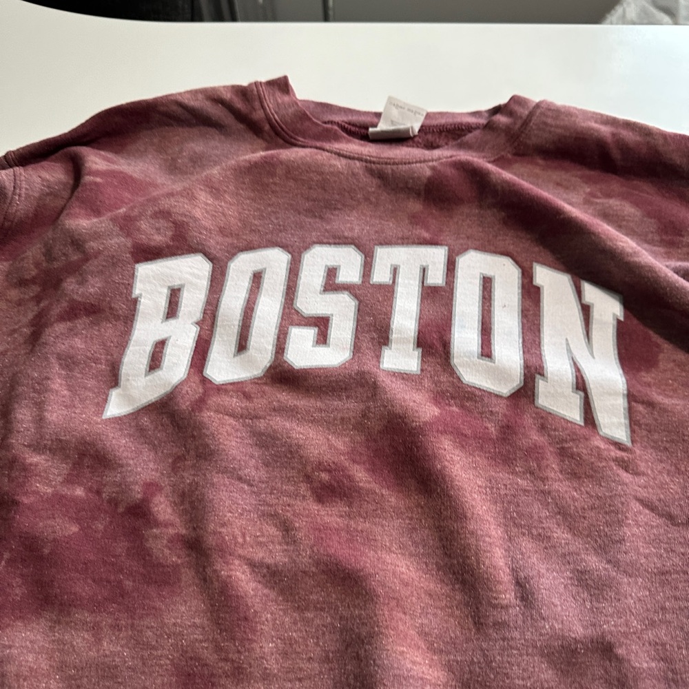 Gildan Maroon Boston Sweatshirt